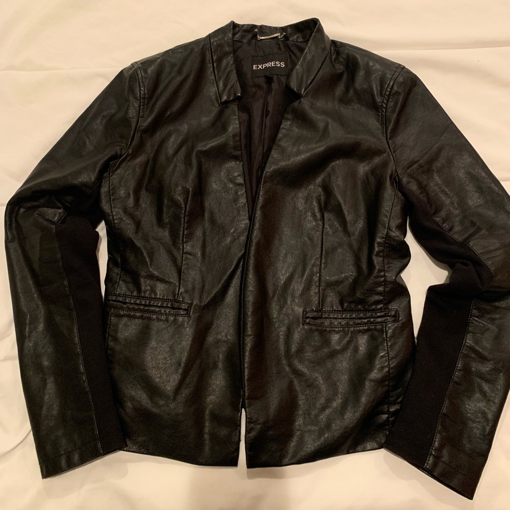 Express VEGAN leather jacket